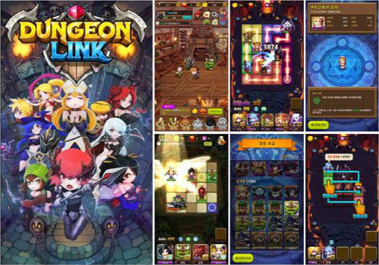 게임빌이 서비스를 제공하는 역할수행게임(RPG)던전링크. <게임빌 제공>